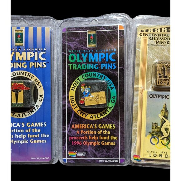 Vintage Unopened 1996 Atlanta Olympics Trading PIns - Picture 4 of 16